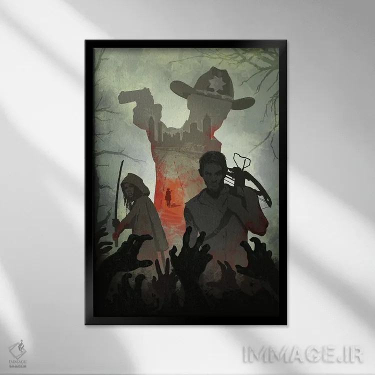 تابلو مردگان متحرک (سریال) اثر نیکیتا آباکوموف - نمای قابدار مشکی