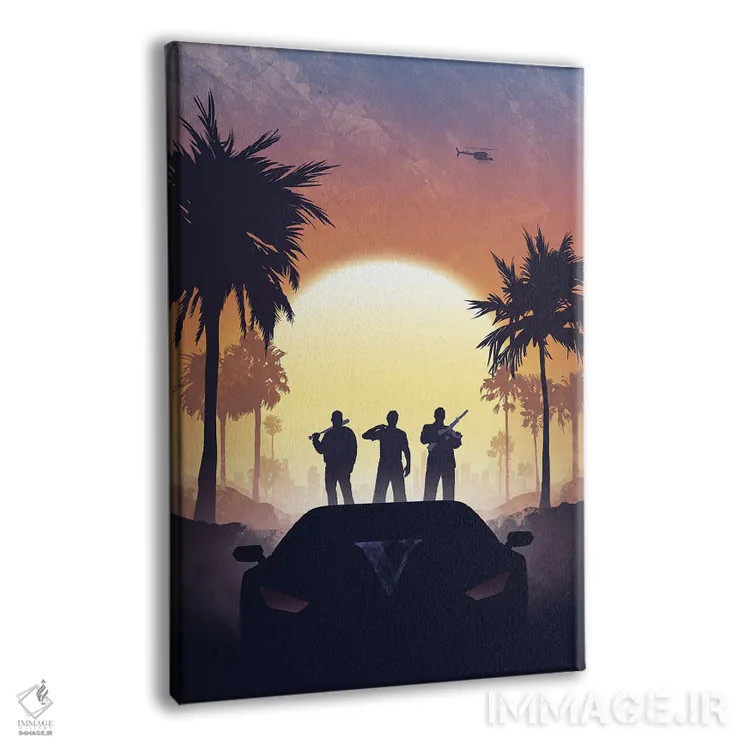 تابلو جیتیای وی (بازی ویدئویی) اثر نیکیتا آباکوموف - نمای پرسپکتیو محصول