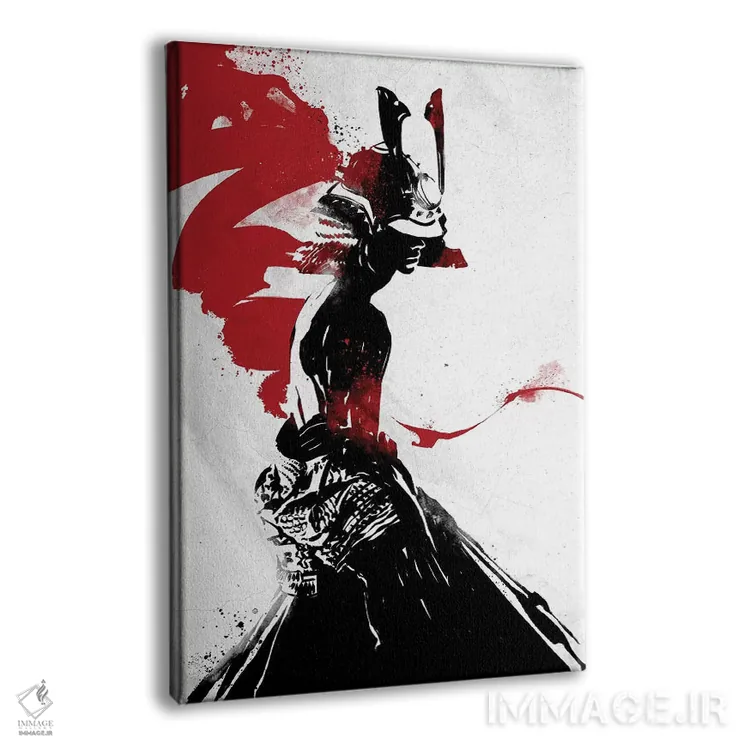 تابلو دختر سامورایی اثر نیکیتا آباکوموف - نمای پرسپکتیو محصول