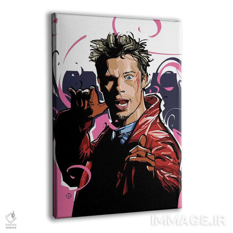 تابلو تایلر داردن (شخصیت فیلم باشگاه مشتزنی) اثر نیکیتا آباکوموف - نمای پرسپکتیو محصول