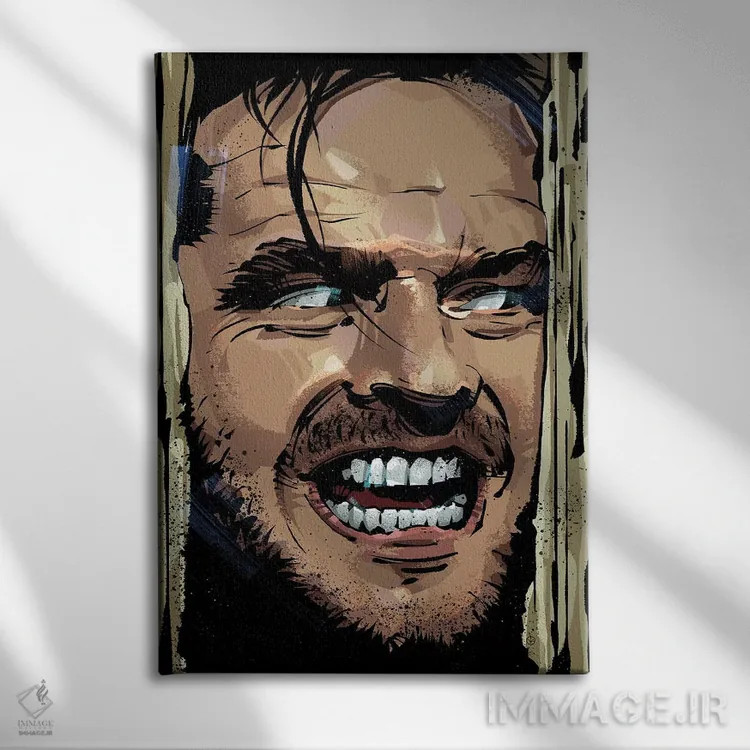 تابلو درخشش (فیلم) اثر نیکیتا آباکوموف - نمای روبهرو روی دیوار