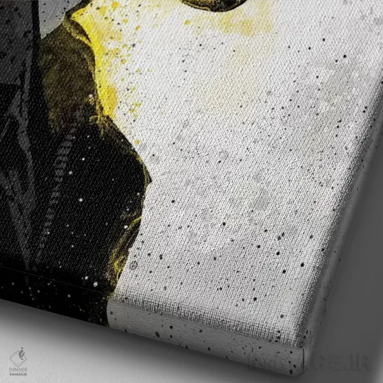 تابلو راننده تاکسی (فیلم) اثر نیکیتا آباکوموف - نمای نزدیک بافت بوم