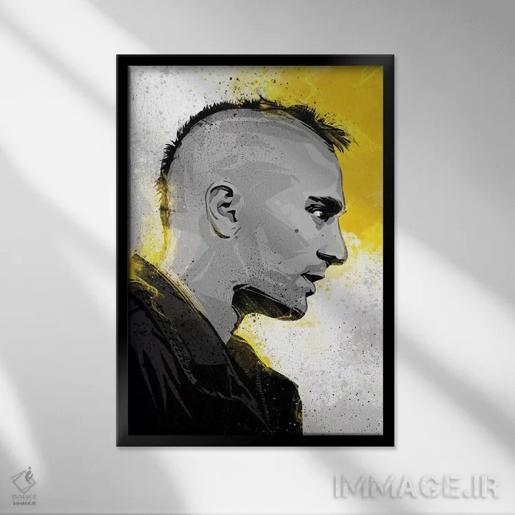 تابلو راننده تاکسی (فیلم) اثر نیکیتا آباکوموف - نمای قابدار مشکی