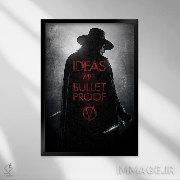 تابلو وی فور وندتا (فیلم) اثر نیکیتا آباکوموف - نمای قابدار مشکی