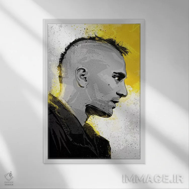 تابلو راننده تاکسی (فیلم) اثر نیکیتا آباکوموف - نمای قابدار سفید