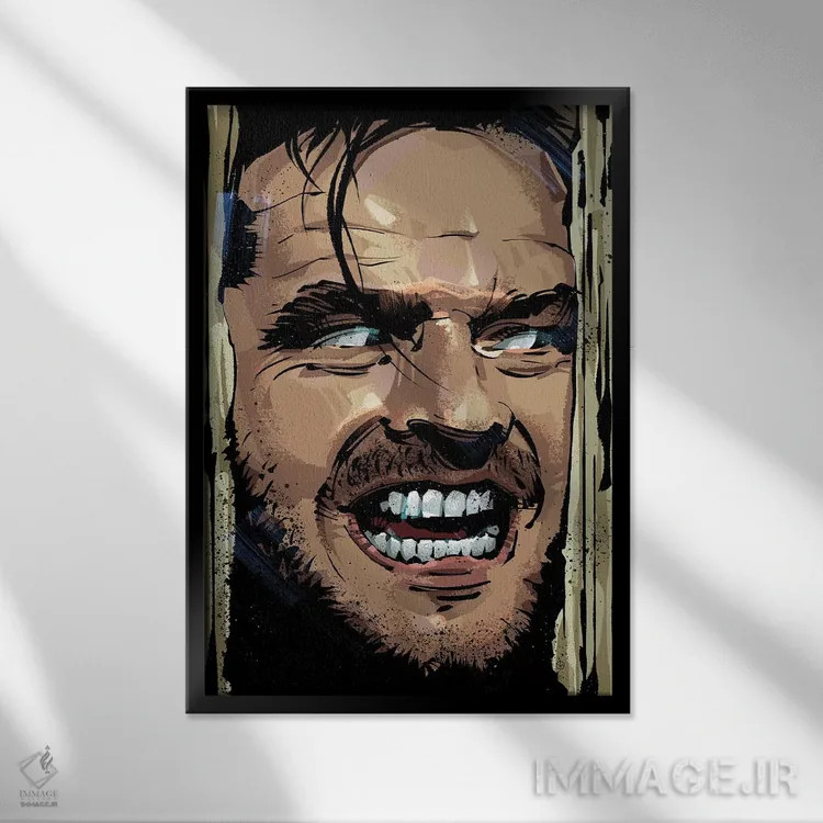 تابلو درخشش (فیلم) اثر نیکیتا آباکوموف - نمای قابدار مشکی