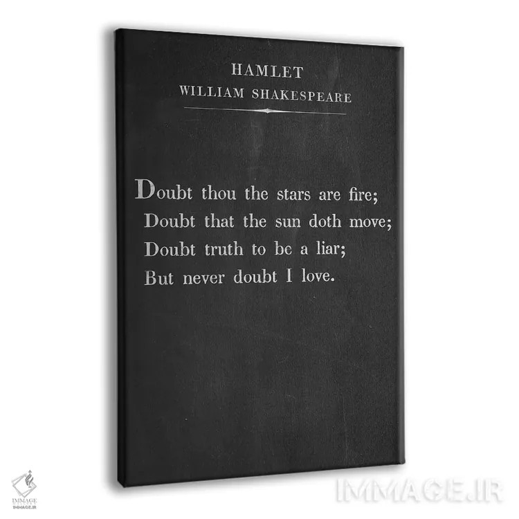 تابلو سخنان نویسنده ۱۱ اثر نیکیتا آباکوموف - نمای پرسپکتیو محصول