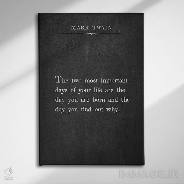 تابلو سخنان نویسنده ۶ اثر نیکیتا آباکوموف - نمای روبهرو روی دیوار