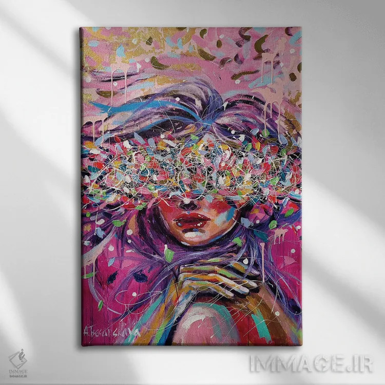 تابلو بهار در هوا اثر آلیاکساندرا تسسارسکایا - نمای روبهرو روی دیوار