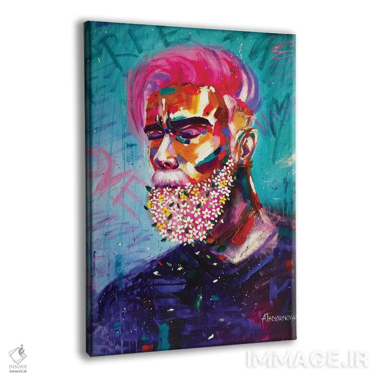 تابلو عشق آزاد ۲ اثر آلیاکساندرا تسسارسکایا - نمای پرسپکتیو محصول