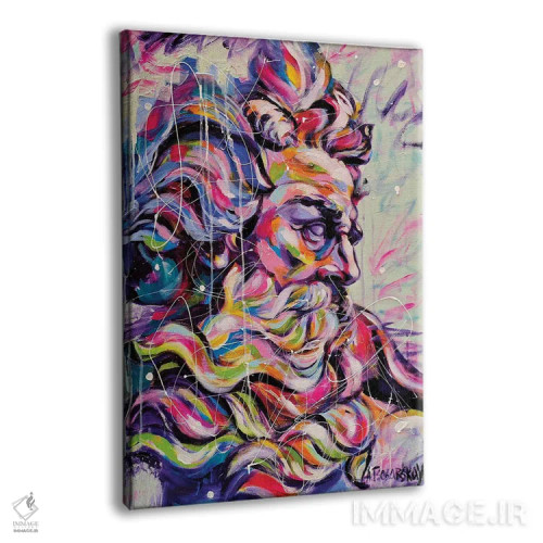 تابلو پوسایدون (اسطوره یونان) اثر آلیاکساندرا تسسارسکایا - نمای پرسپکتیو محصول