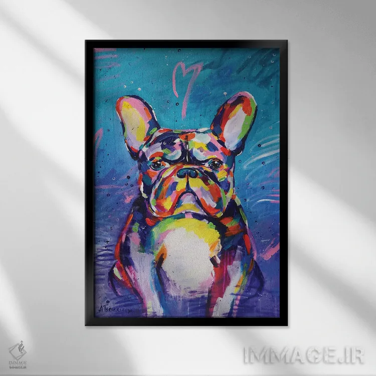 تابلو دوستداشتنی اثر آلیاکساندرا تسسارسکایا - نمای قابدار مشکی