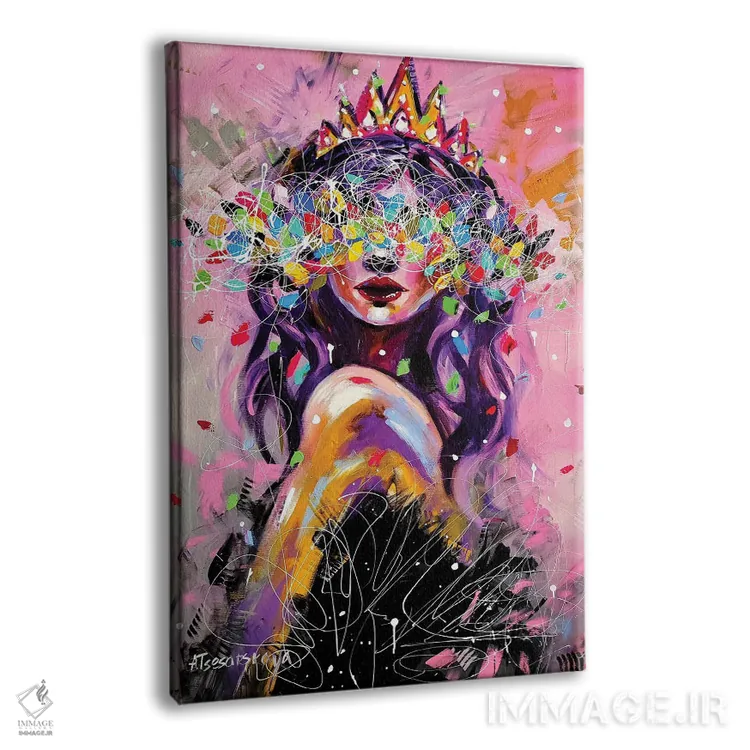 تابلو تو ملکهای اثر آلیاکساندرا تسسارسکایا - نمای پرسپکتیو محصول