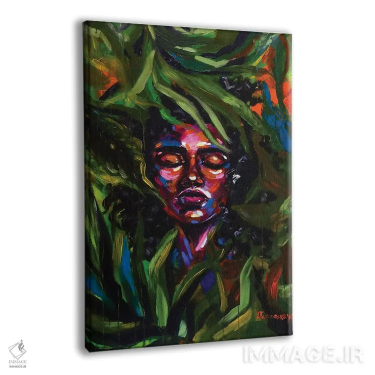 تابلو گیاهان عجیب و غریب اثر آلیاکساندرا تسسارسکایا - نمای پرسپکتیو محصول