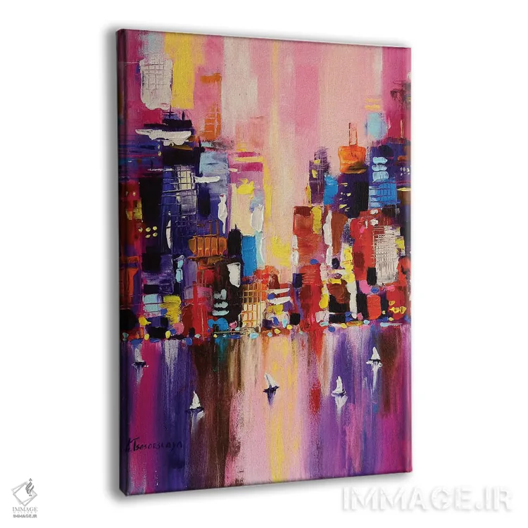 تابلو نیویورک اثر آلیاکساندرا تسسارسکایا - نمای پرسپکتیو محصول