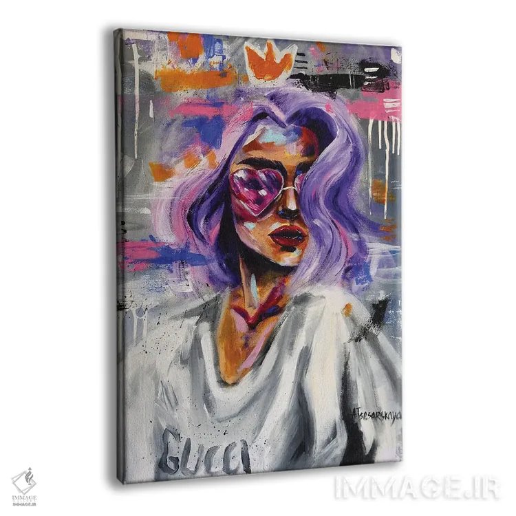 تابلو ملکه اثر آلیاکساندرا تسسارسکایا - نمای پرسپکتیو محصول