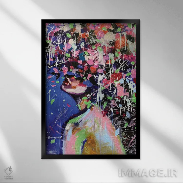 تابلو رویاهای شیرین اثر آلیاکساندرا تسسارسکایا - نمای قابدار مشکی