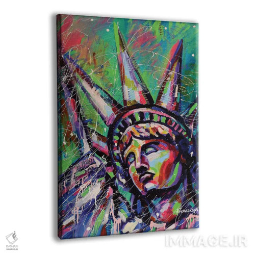تابلو تندیس آزادی اثر آلیاکساندرا تسسارسکایا - نمای پرسپکتیو محصول