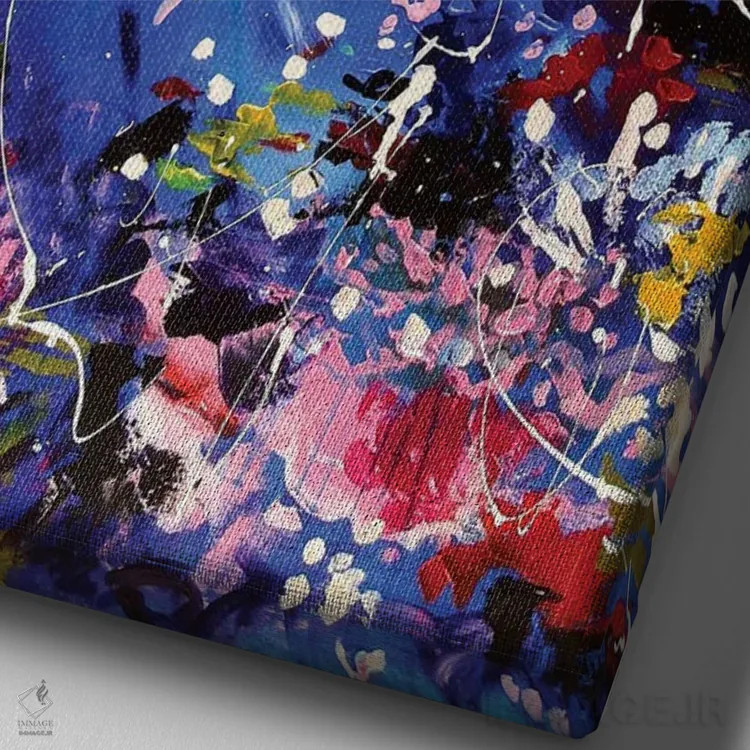 تابلو زیر آب اثر آلیاکساندرا تسسارسکایا - نمای نزدیک بافت بوم