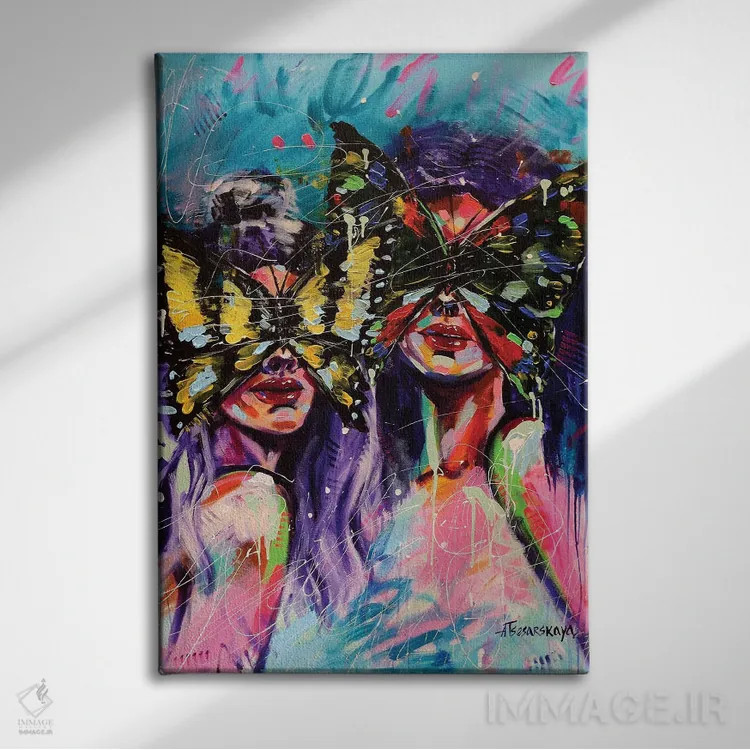 تابلو زندگی کارناوال اثر آلیاکساندرا تسسارسکایا - نمای روبهرو روی دیوار