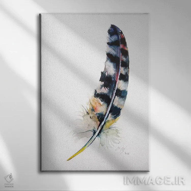 تابلو پر اثر آنا بریجیتا کوواچ - نمای روبهرو روی دیوار