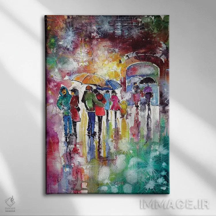 تابلو روز سرد اثر آنا بریجیتا کوواچ - نمای روبهرو روی دیوار