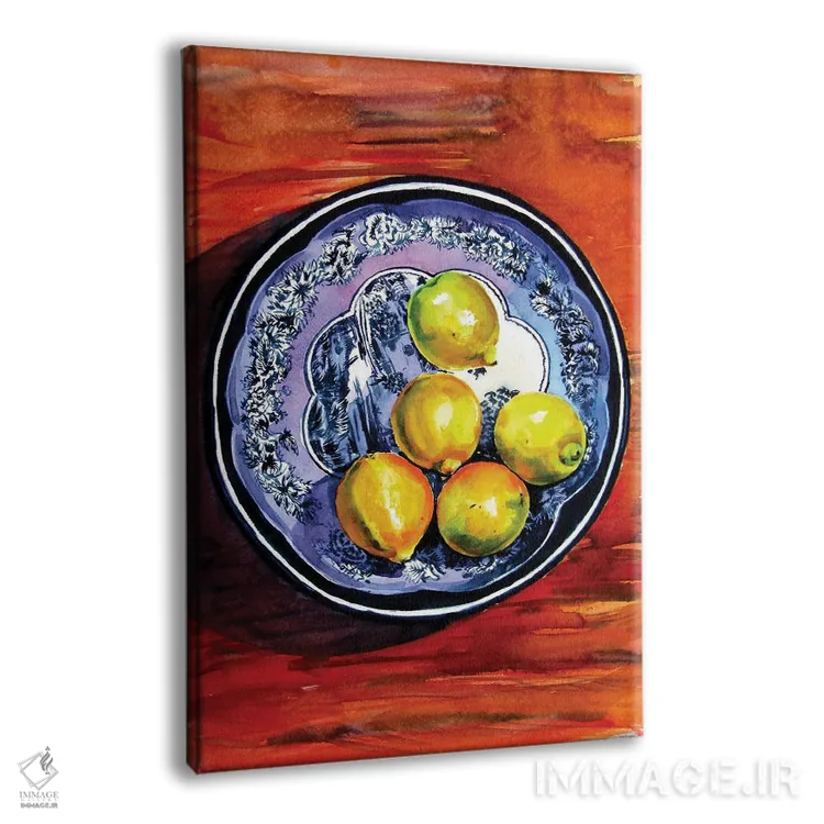 تابلو طبیعت بیجان با لیمو اثر آنا بریجیتا کوواچ - نمای پرسپکتیو محصول