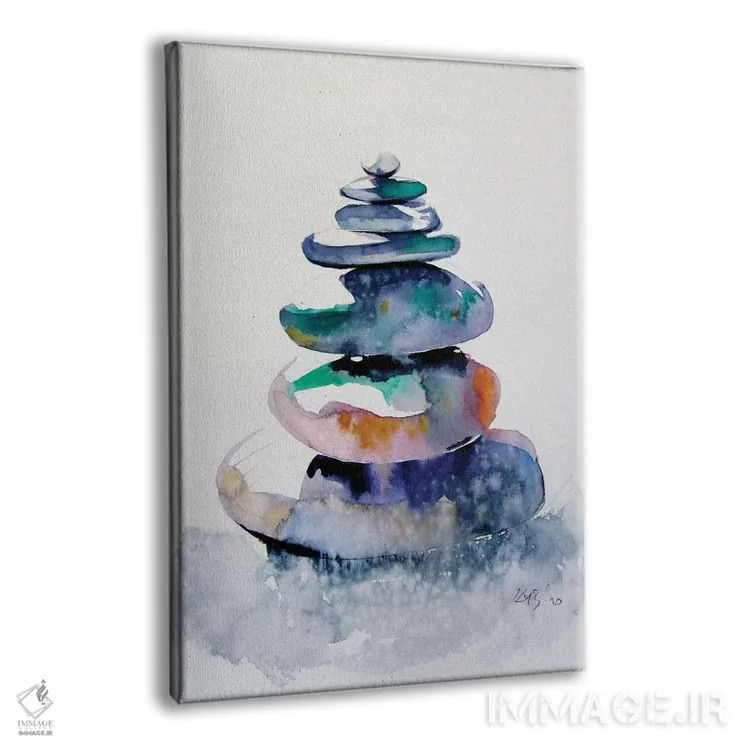 تابلو تعادل ۱ اثر آنا بریجیتا کوواچ - نمای پرسپکتیو محصول