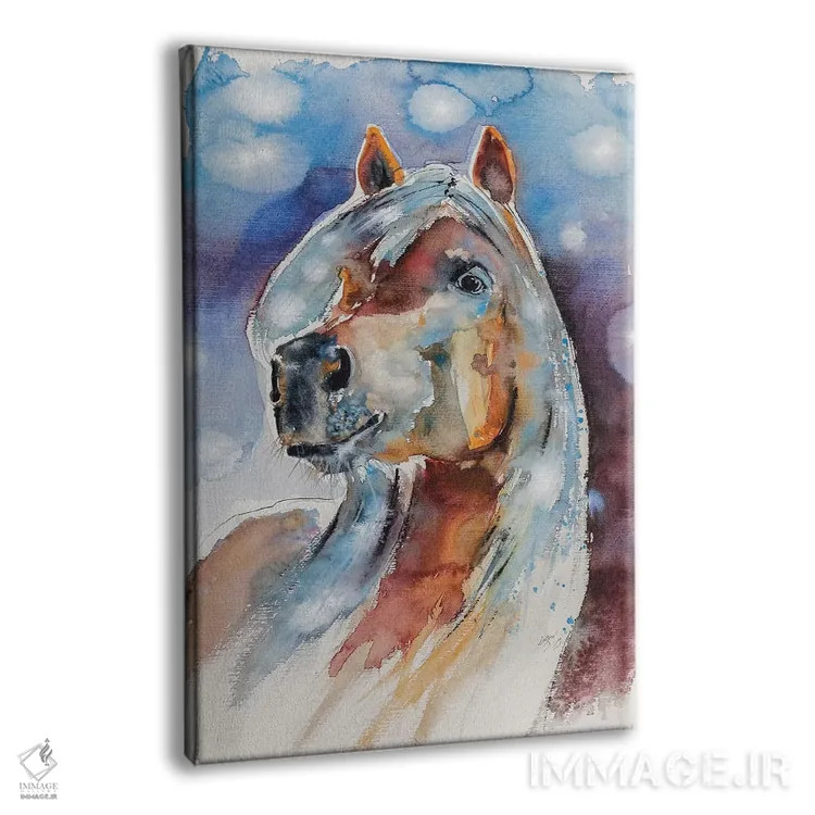 تابلو اسب اثر آنا بریجیتا کوواچ - نمای پرسپکتیو محصول