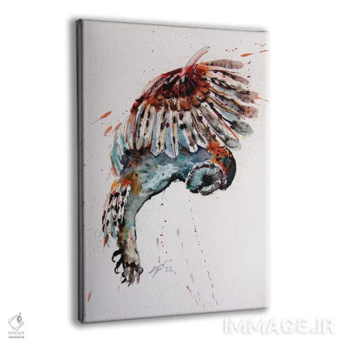 تابلو جغد پرنده اثر آنا بریجیتا کوواچ - نمای پرسپکتیو محصول