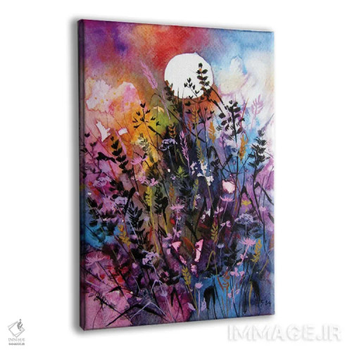 تابلو گلهای وحشی پاییزی اثر آنا بریجیتا کوواچ - نمای پرسپکتیو محصول