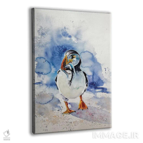 تابلو پافین (پرنده دریایی) اثر آنا بریجیتا کوواچ - نمای پرسپکتیو محصول