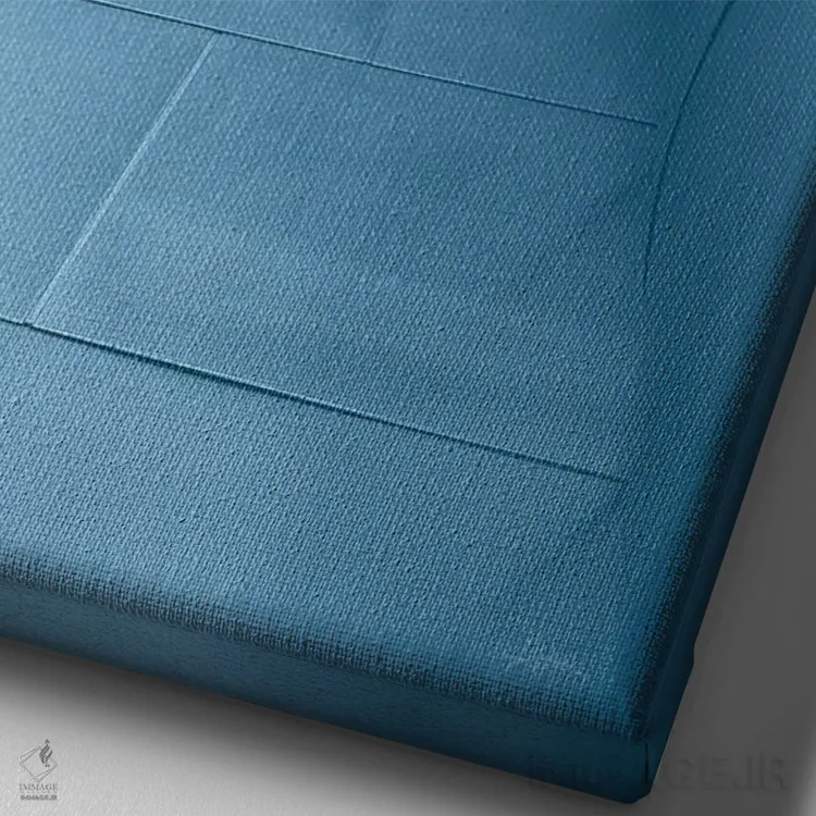 تابلو آسمانخراش ۸ روشن اثر الدندا - نمای نزدیک بافت بوم