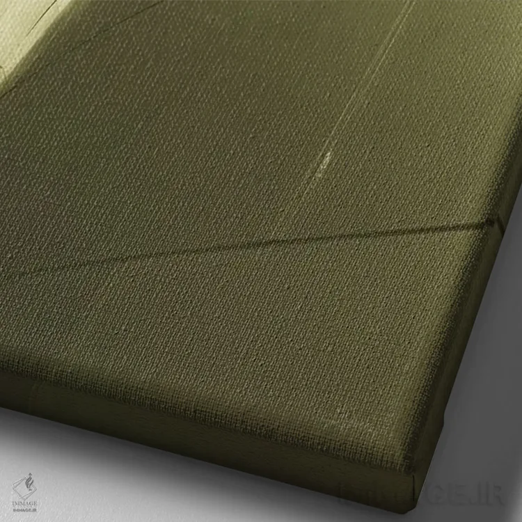 تابلو آسمانخراش ۵ روشن اثر الدندا - نمای نزدیک بافت بوم