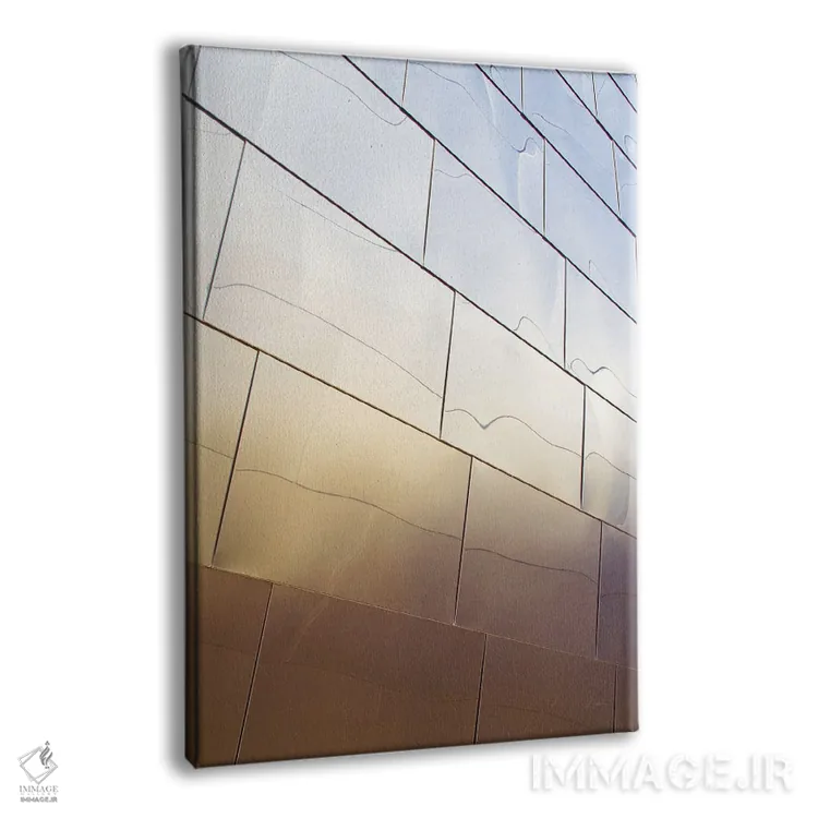 تابلو آسمانخراش ۴ روشن اثر الدندا - نمای پرسپکتیو محصول