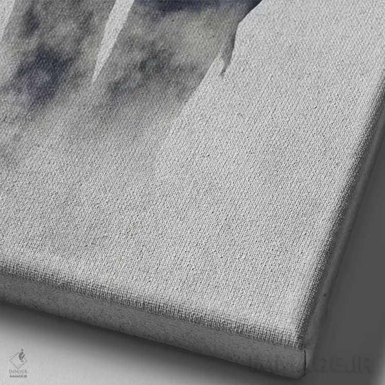 تابلو فیل اثر آندریاس لیه - نمای نزدیک بافت بوم