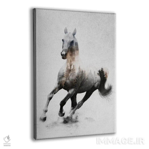 تابلو اسب IV اثر آندریاس لیه - نمای پرسپکتیو محصول