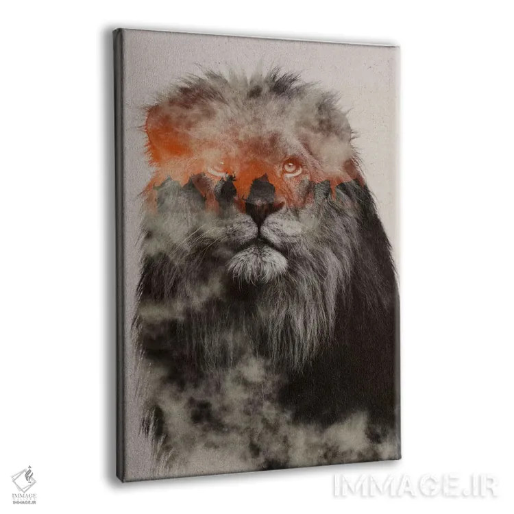 تابلو شیر اثر آندریاس لیه - نمای پرسپکتیو محصول