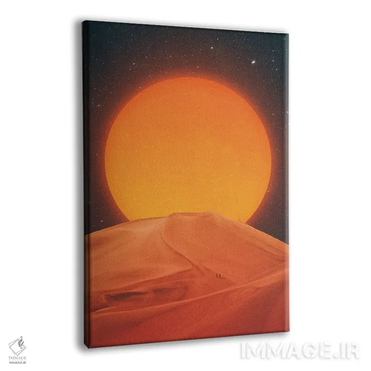 تابلو تلماسه اثر آندریاس لیه - نمای پرسپکتیو محصول