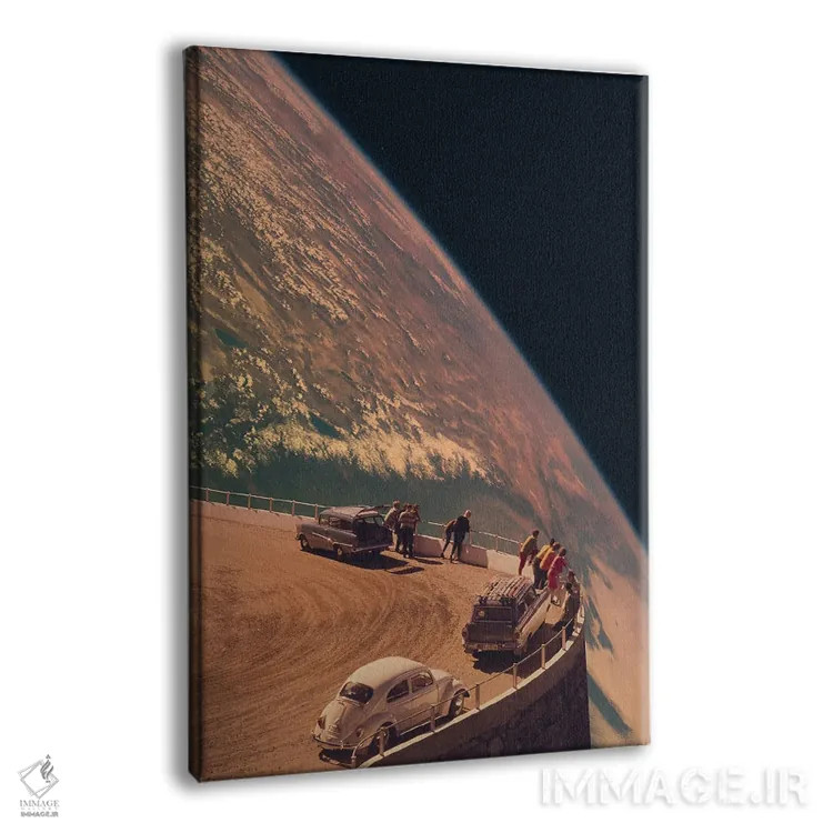 تابلو جادهٔ عقاب اثر آندریاس لیه - نمای پرسپکتیو محصول