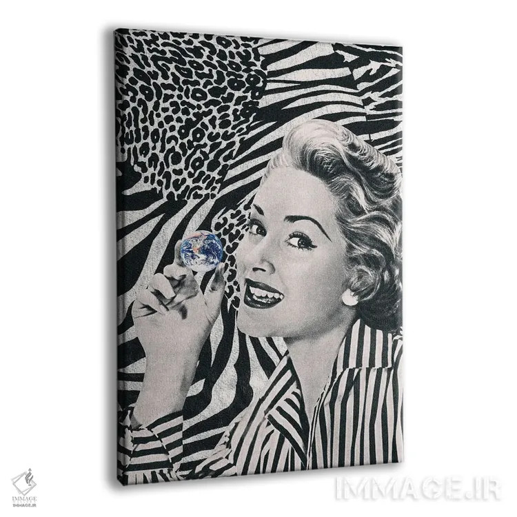 تابلو زمین در دستان ما اثر آندریاس لیه - نمای پرسپکتیو محصول