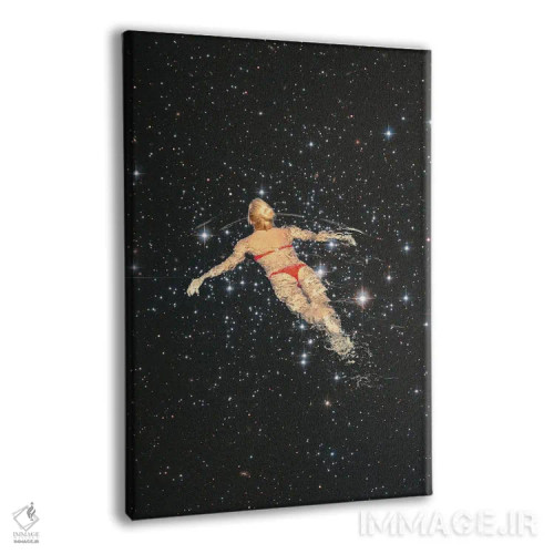 تابلو شنا در کهکشان اثر آندریاس لیه - نمای پرسپکتیو محصول