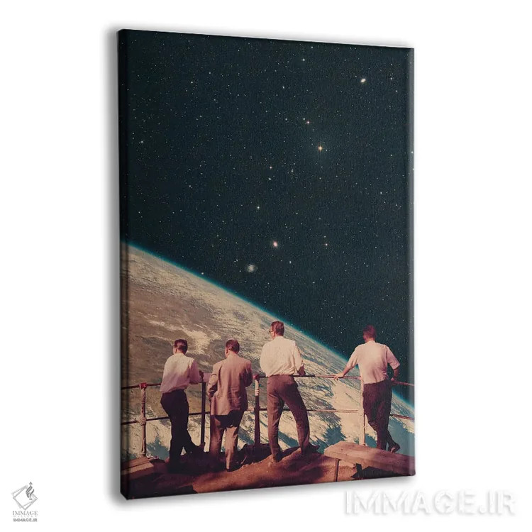 تابلو چشمانداز پادشاه اثر آندریاس لیه - نمای پرسپکتیو محصول