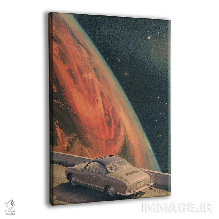 تابلو سفر جادهای اثر آندریاس لیه - نمای پرسپکتیو محصول