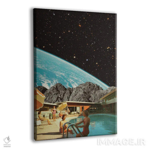 تابلو حوض ماه اثر آندریاس لیه - نمای پرسپکتیو محصول