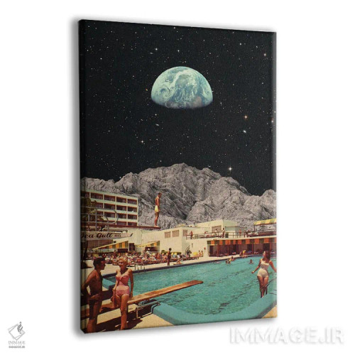 تابلو اقامتگاه فضایی اثر آندریاس لیه - نمای پرسپکتیو محصول