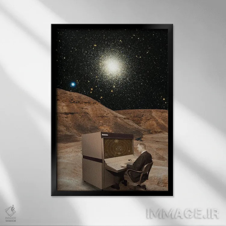 تابلو کنترلکننده اثر آندریاس لیه - نمای قابدار مشکی