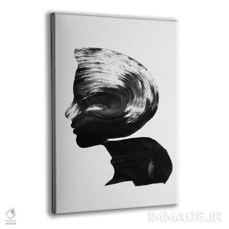 تابلو زدودهشده با قلمو اثر آندریاس لیه - نمای پرسپکتیو محصول