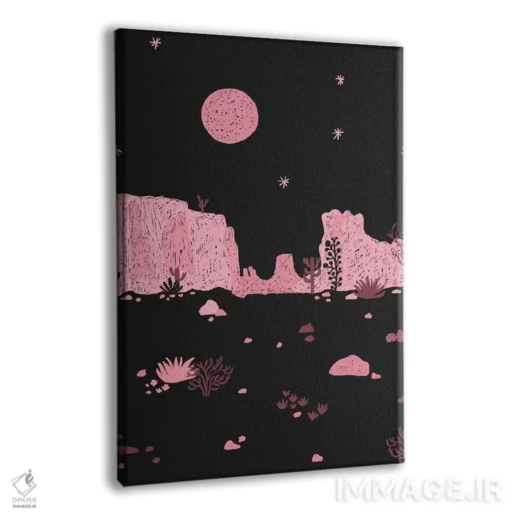 تابلو شبی در بیابان II اثر آلیسا گالیتسینا - نمای پرسپکتیو محصول