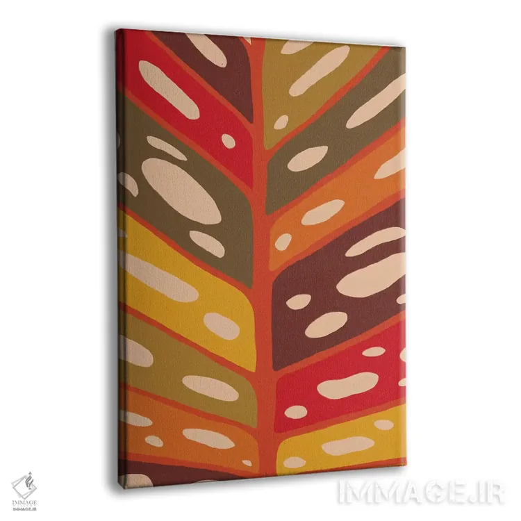 تابلو برگ مانسترا اثر آلیسا گالیتسینا - نمای پرسپکتیو محصول